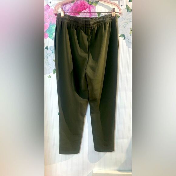 Theory Olive Green Pants Sz 4 - Picture 6 of 6